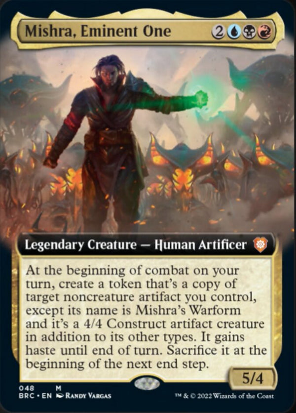 Mishra, Eminent One (BRC-048) - The Brothers' War Commander: (Extended Art) [Mythic]