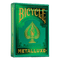 Bicycle Playing Cards - Metalluxe Holiday Green