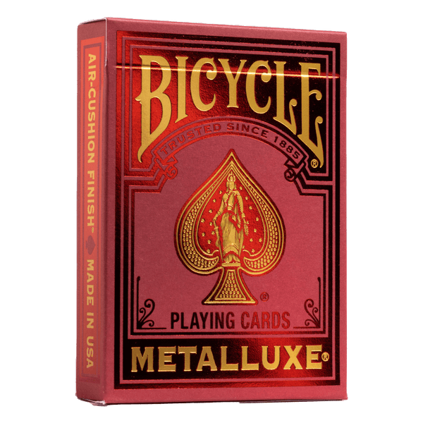 Bicycle Playing Cards - Metalluxe Holiday Red