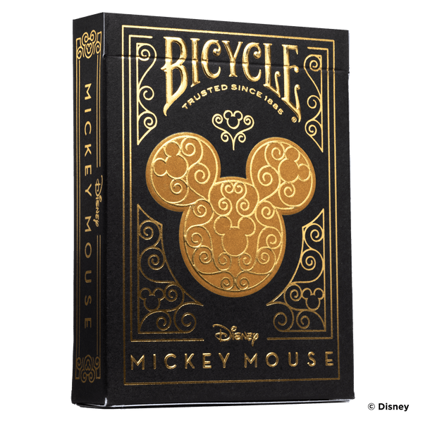 Bicycle Playing Cards - Disney Mickey Mouse inspired Black and Gold