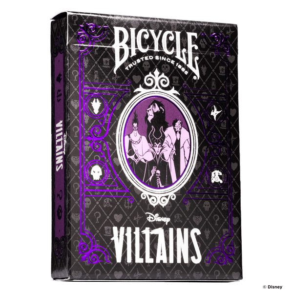 Bicycle Playing Cards - Disney Villains Purple