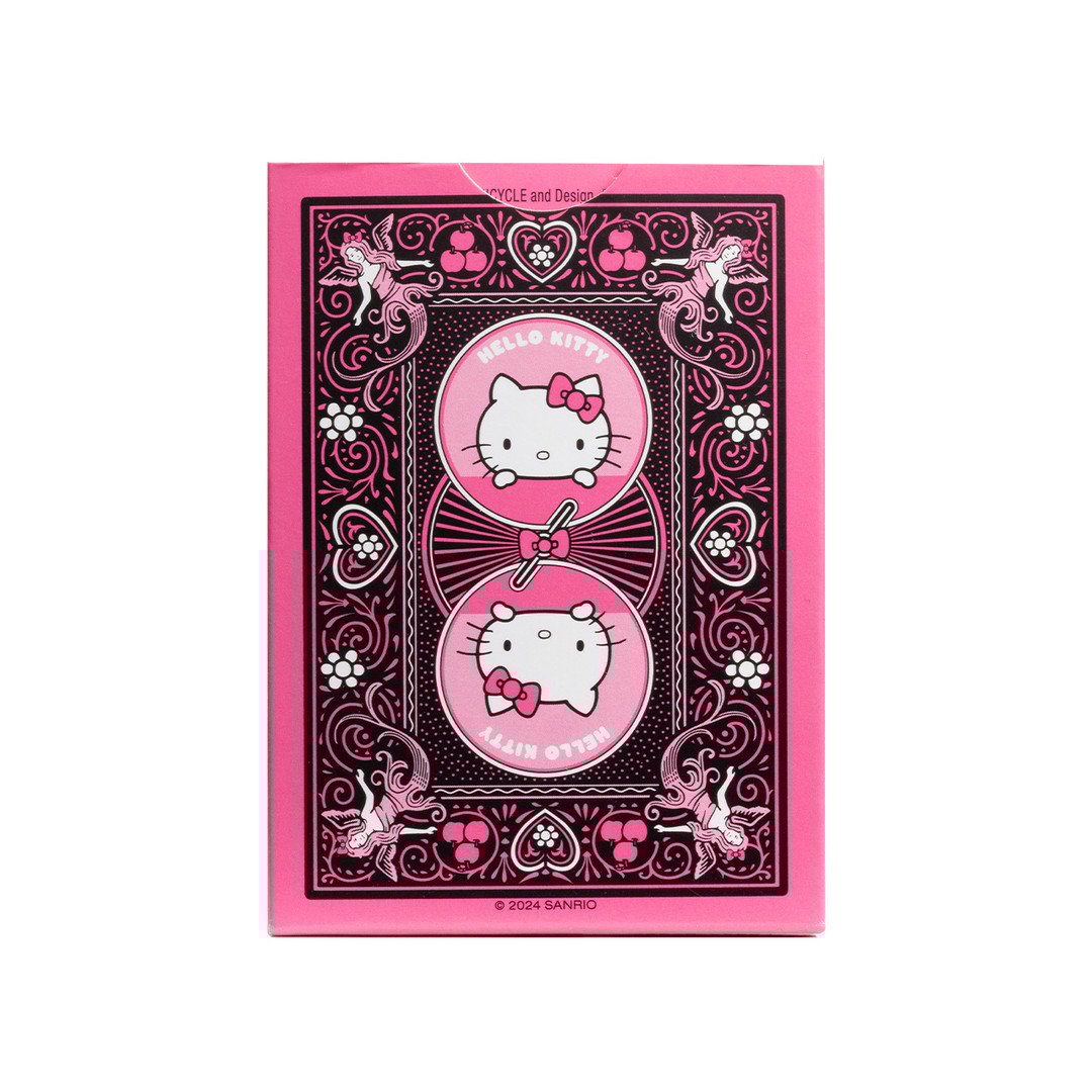 Bicycle Playing Cards - Hello Kitty Black and Pink