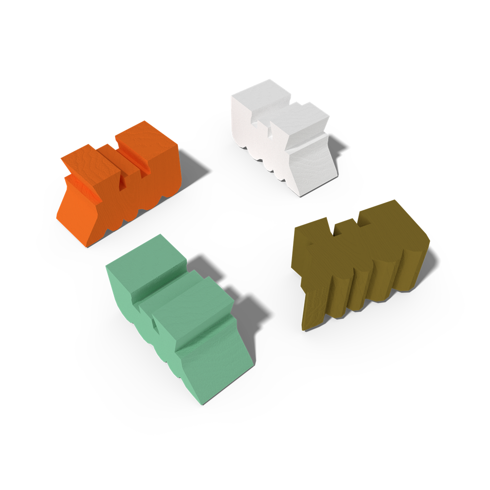 Railways of Nippon: Wooden Locomotives (Set of 100)