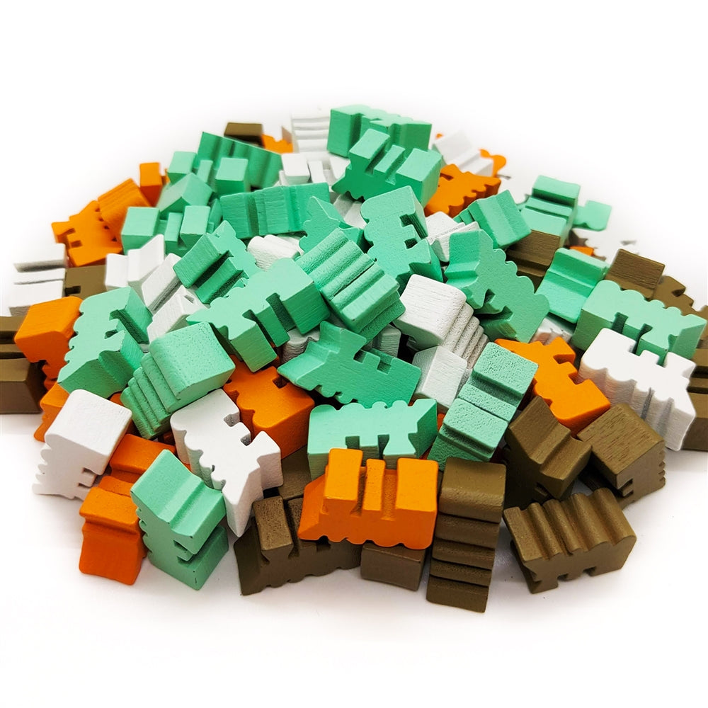 Railways of Nippon: Wooden Locomotives (Set of 100)