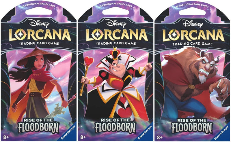 Disney Lorcana "Rise of the Floodborn" Booster Pack (Sleeved Pack)