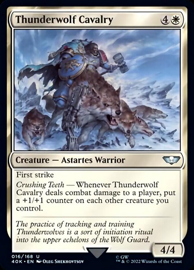 Thunderwolf Cavalry (40K-016) - Warhammer 40,000 Commander [Uncommon]