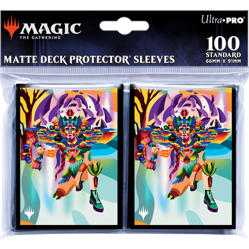 Ultra Pro - PRO-Matte 100ct Standard Deck Protector® sleeves for Magic: The Gathering - The Lost Caverns of Ixalan: Huatli, Poet of Unity