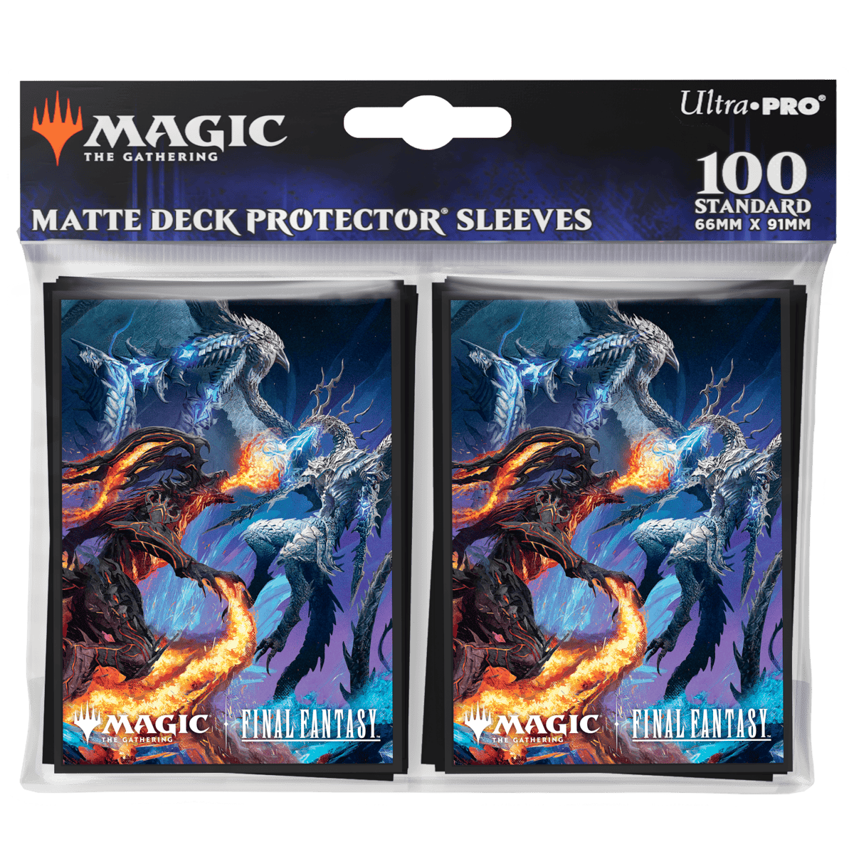 Ulta Pro - Matte Deck Protector® Sleeves Magic: The Gathering - Final Fantasy: Bahamut and Ifrit (100ct)