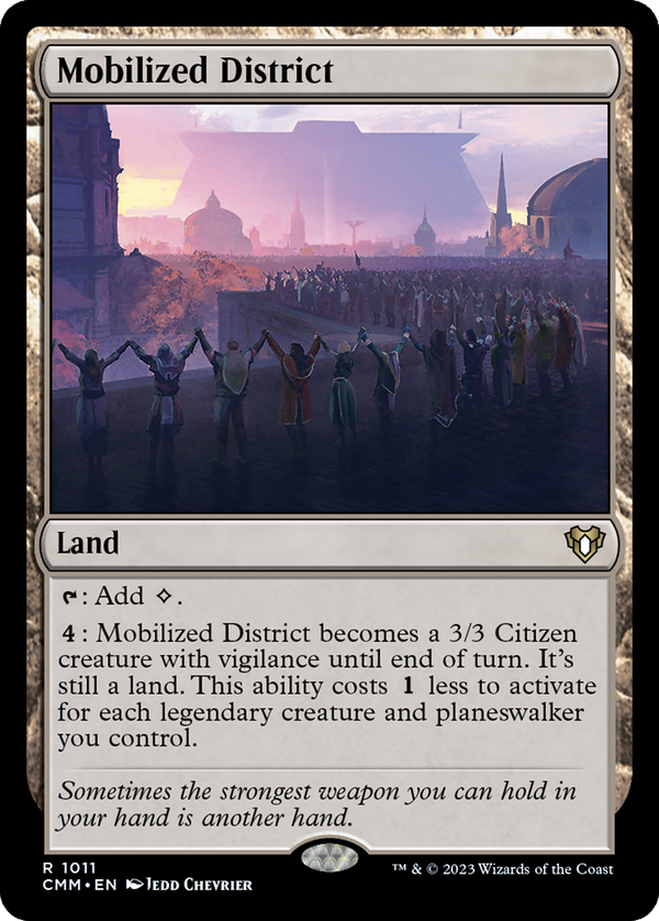Mobilized District (CMM-1011) - Commander Masters [Rare]