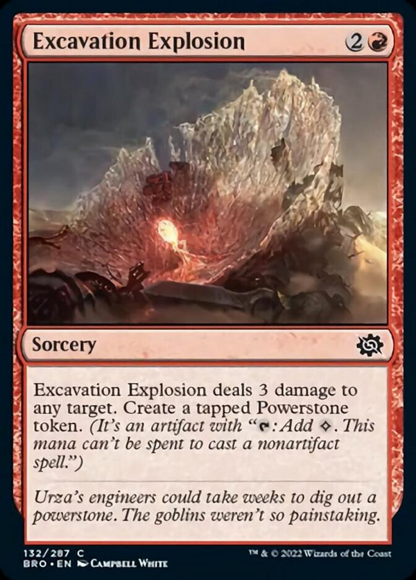 Excavation Explosion (BRO-132) - The Brothers' War [Common]