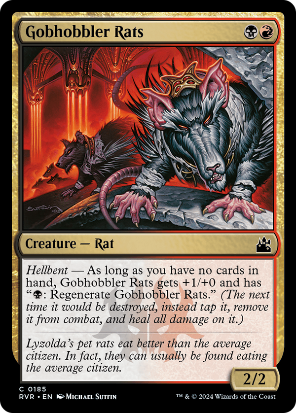 Gobhobbler Rats (RVR-185) - Ravnica Remastered [Common]