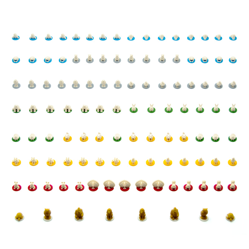 BGExpansions - Harmonies: 3D Animal Tokens (113 pieces)