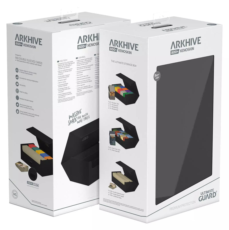 Ultimate Guard - Arkhive 800+ XenoSkin Monocolor (Black)