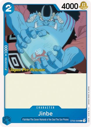 Jinbe (ST03-006) - Super Pre-Release Starter Deck 3: The Seven Warlords of the Sea  [Common]