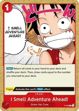 I Smell Adventure Ahead! (Promotion Pack 2022) (P-002) - One Piece Promotion Cards  [Promo]