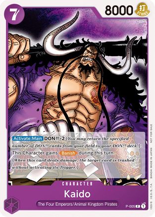 Kaido (Promotion Pack 2022) (P-005) - One Piece Promotion Cards  [Promo]
