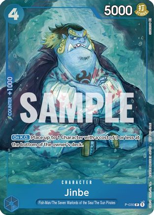 Jinbe (Event Pack Vol. 1) (P-030) - One Piece Promotion Cards Foil [Promo]