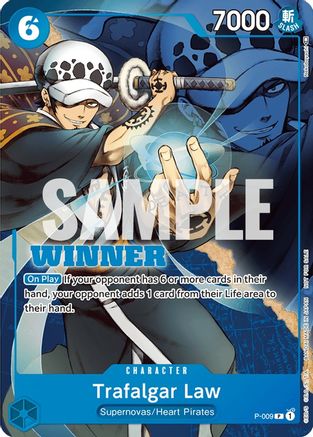 Trafalgar Law - P-009 (Winner Pack Vol. 1) (P-009) - One Piece Promotion Cards  [Promo]