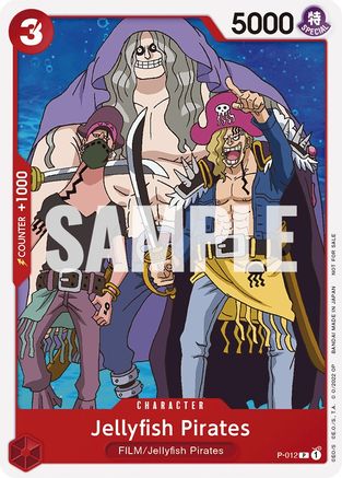 Jellyfish Pirates (One Piece Film Red) (P-012) - One Piece Promotion Cards  [Promo]