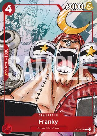 Franky - ST01-010 (Alternate Art) (ST01-010) - One Piece Promotion Cards Foil [Promo]