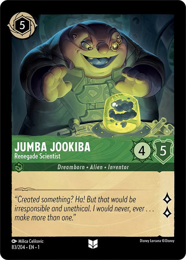 Jumba Jookiba - Renegade Scientist (83/204) - The First Chapter  [Uncommon]