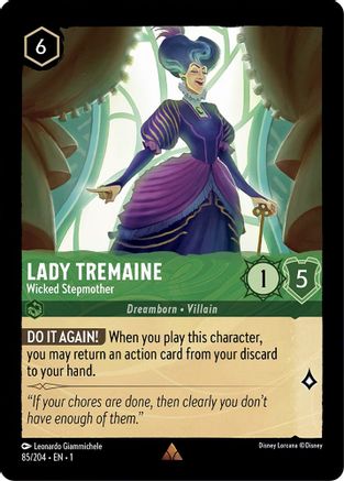 Lady Tremaine - Wicked Stepmother (85/204) - The First Chapter Cold Foil [Rare]
