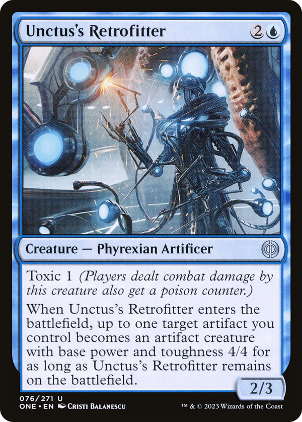 Unctus's Retrofitter (ONE-076) - Phyrexia: All Will Be One [Uncommon]