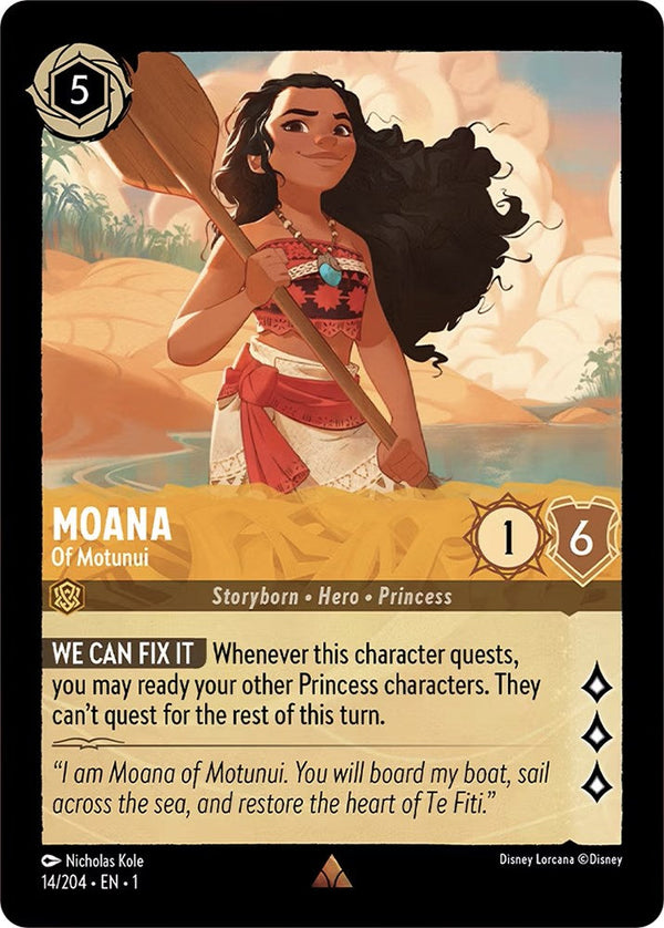 Moana - Of Motunui (14/204) - The First Chapter  [Rare]