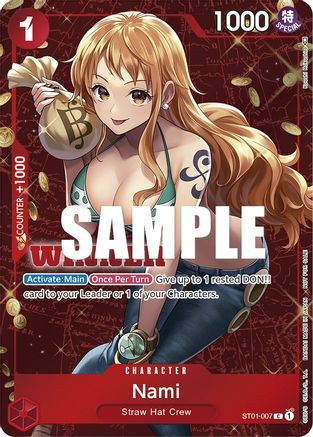 Nami (Tournament Pack Vol. 3) [Winner] (ST01-007) - One Piece Promotion Cards Foil [Promo]