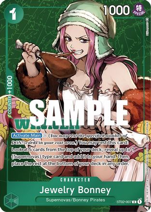 Jewelry Bonney (Tournament Pack Vol. 3) [Winner] (ST02-007) - One Piece Promotion Cards Foil [Promo]