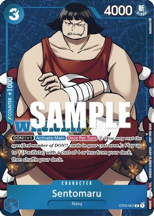 Sentomaru (Tournament Pack Vol. 3) [Winner] (ST03-007) - One Piece Promotion Cards Foil [Promo]