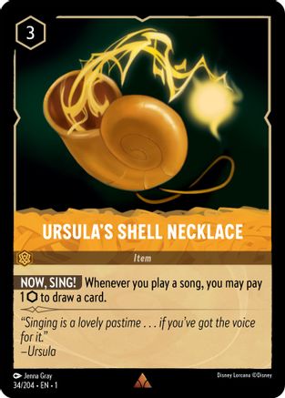 Ursula's Shell Necklace (34/204) - The First Chapter  [Rare]
