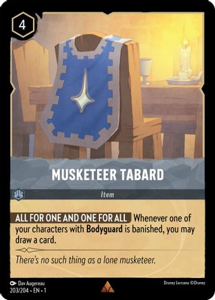 Musketeer Tabard (203/204) - The First Chapter  [Rare]