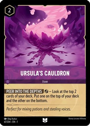 Ursula's Cauldron (67/204) - The First Chapter Cold Foil [Uncommon]