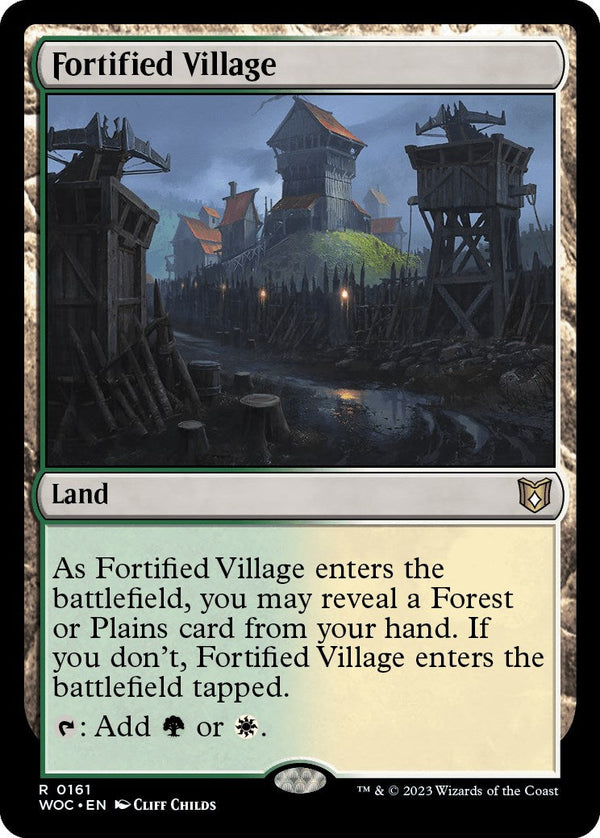 Fortified Village (WOC-161) - Wilds of Eldraine Commander [Rare]