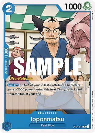 Ipponmatsu (OP04-042) - Kingdoms of Intrigue Pre-Release Cards  [Common]