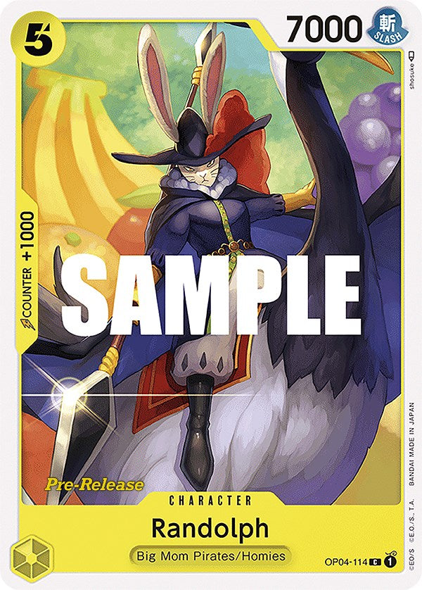 Randolph (OP04-114) - Kingdoms of Intrigue Pre-Release Cards  [Common]