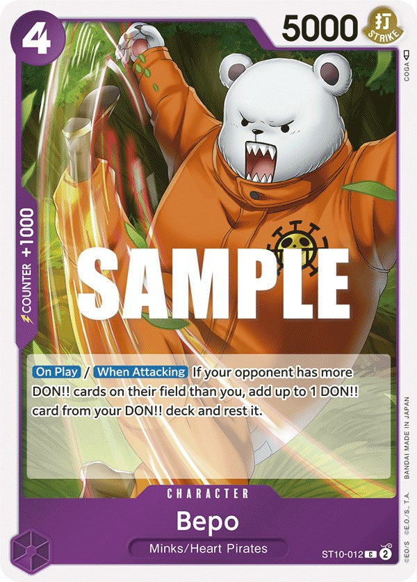 Bepo (ST10-012) - Ultra Deck: The Three Captains Foil [Common]