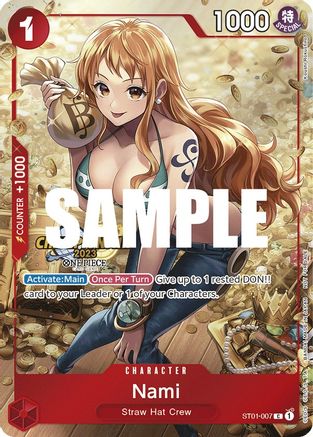Nami (CS 2023 Celebration Pack) (ST01-007) - One Piece Promotion Cards Foil [Common]