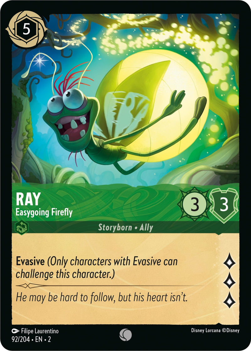Ray - Easygoing Firefly (92/204) - Rise of the Floodborn  [Common]