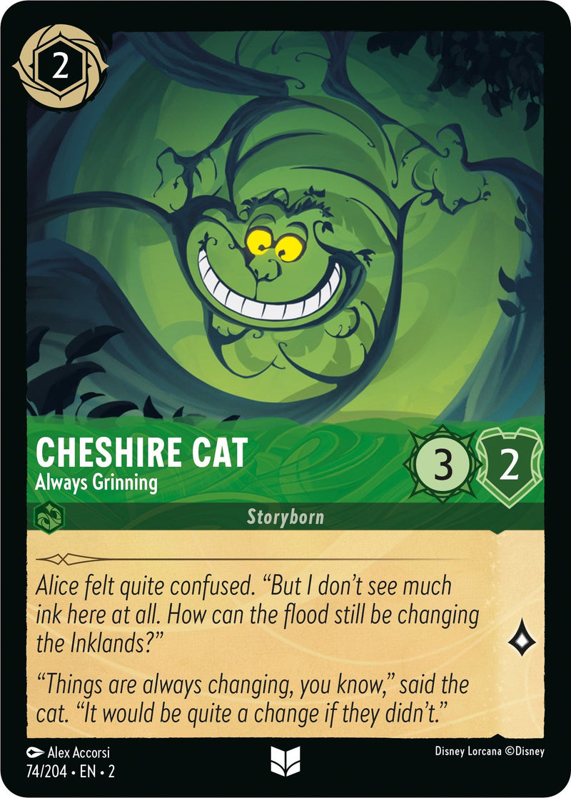 Cheshire Cat - Always Grinning (74/204) - Rise of the Floodborn  [Uncommon]