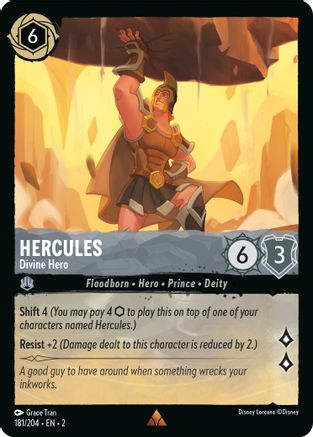 Hercules - Divine Hero (181/204) - Rise of the Floodborn  [Rare]