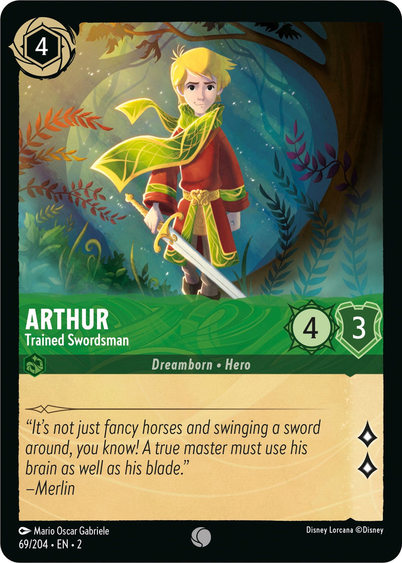 Arthur - Trained Swordsman (69/204) - Rise of the Floodborn  [Common]