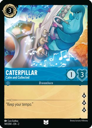 Caterpillar - Calm and Collected (141/204) - Rise of the Floodborn Cold Foil [Uncommon]
