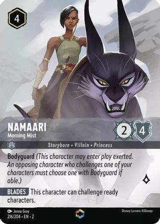 Namaari - Morning Mist (Enchanted) (216/204) - Rise of the Floodborn Holofoil [Enchanted]