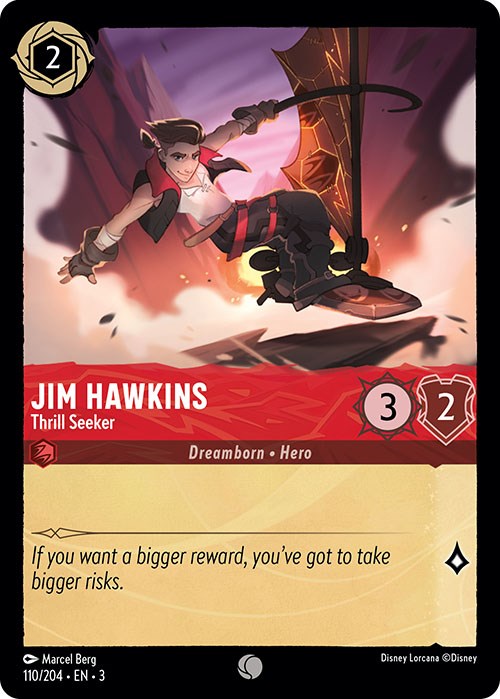 Jim Hawkins - Thrill Seeker (110/204) - Into the Inklands  [Common]