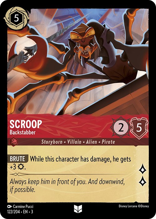 Scroop - Backstabber (122/204) - Into the Inklands  [Uncommon]