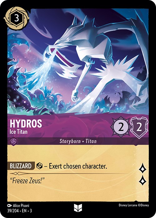 Hydros - Ice Titan (39/204) - Into the Inklands  [Uncommon]