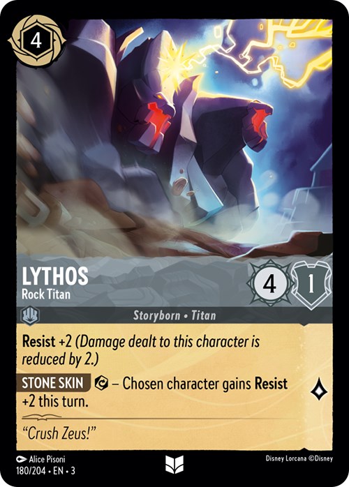 Lythos - Rock Titan (180/204) - Into the Inklands  [Uncommon]