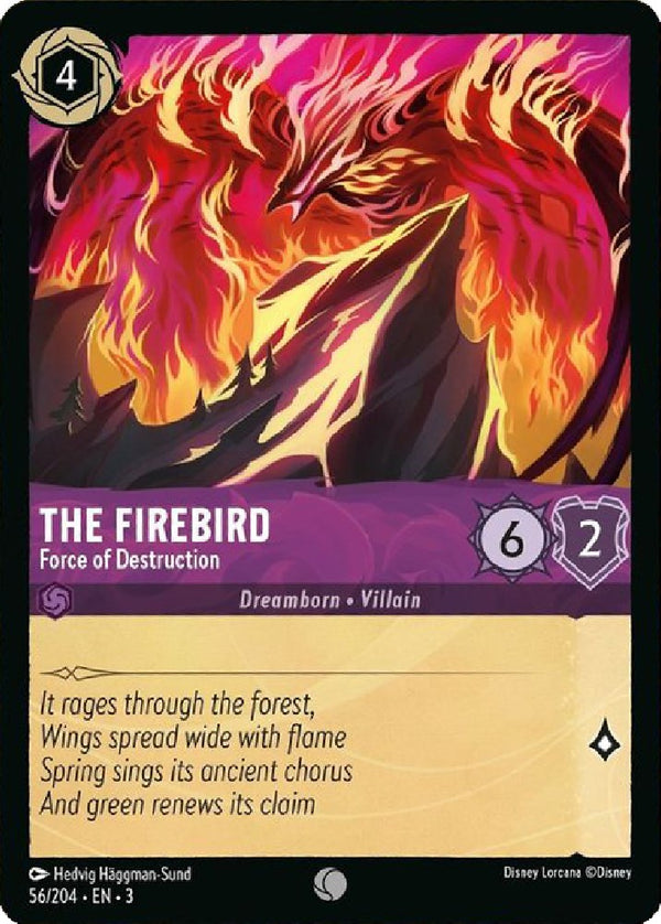 The Firebird - Force of Destruction (56/204) - Into the Inklands  [Common]